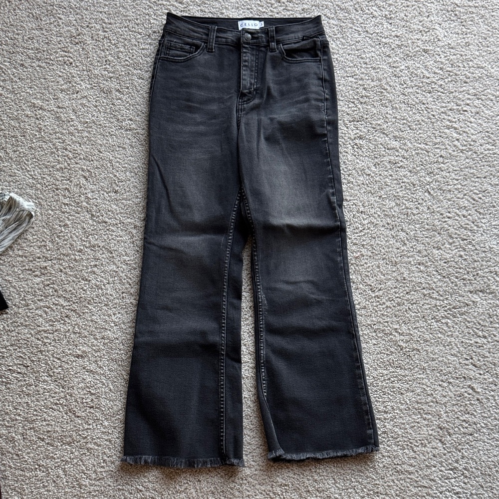CELLO Black Wide Leg Jeans